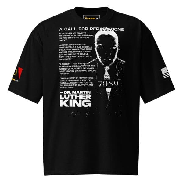 MLK Day celebration oversized shirt