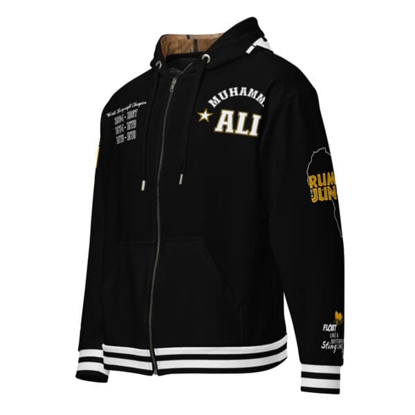 Ali Foreman Zip-Up Hoodie inspired by Kinshasa 1974 fight