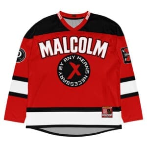 Malcolm X Recycled Hockey Jersey