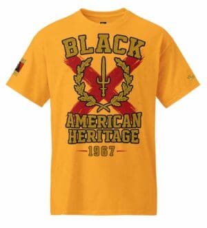 Black American Heritage Flag T-Shirt