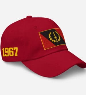 Embroidered Black American Heritage Flag Dad Hat