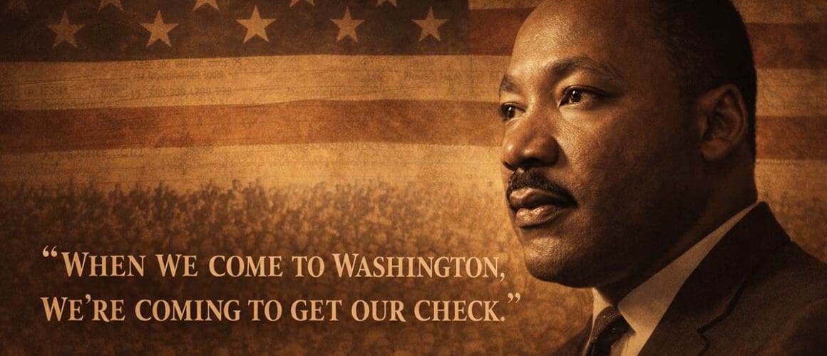 Dr. Martin Luther King Jr. explaining reparations and America’s unpaid debt to Black Americans